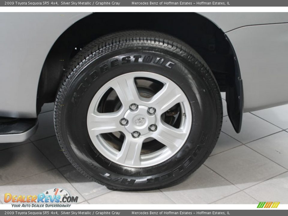 2009 Toyota Sequoia SR5 4x4 Silver Sky Metallic / Graphite Gray Photo #28