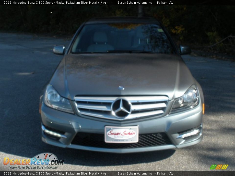 2012 Mercedes-Benz C 300 Sport 4Matic Palladium Silver Metallic / Ash Photo #14
