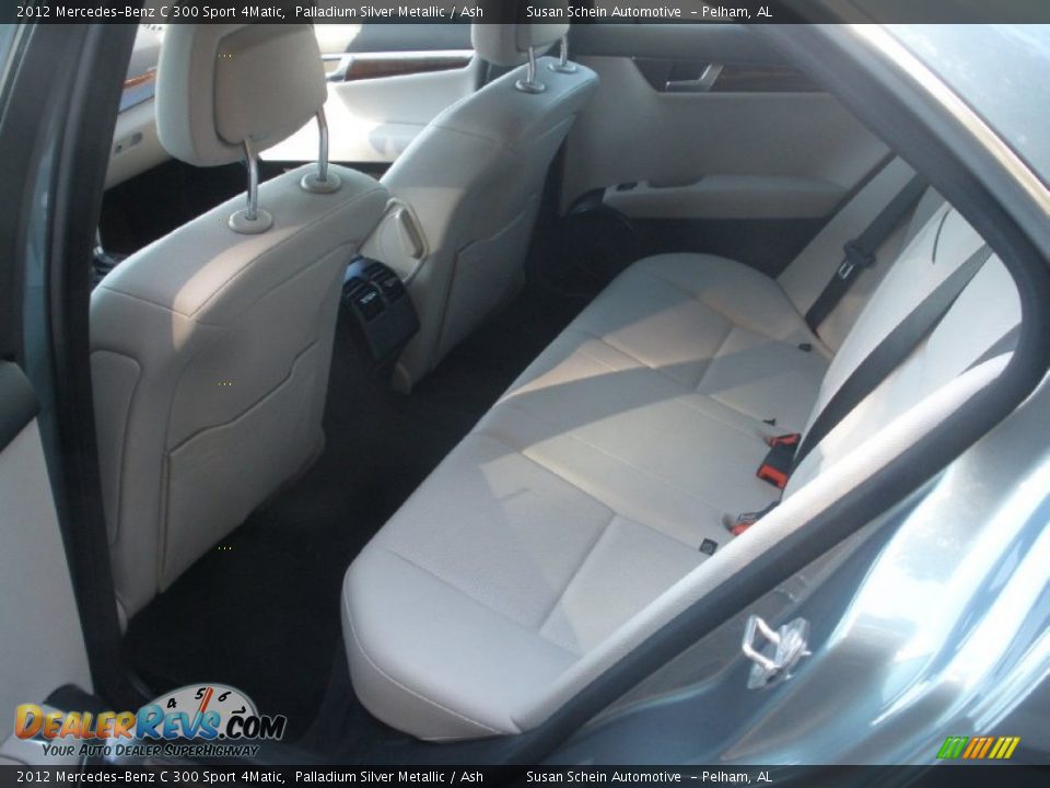 2012 Mercedes-Benz C 300 Sport 4Matic Palladium Silver Metallic / Ash Photo #19