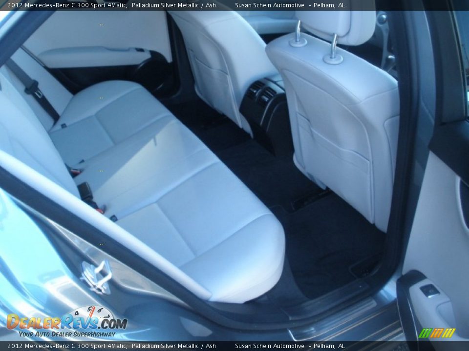 2012 Mercedes-Benz C 300 Sport 4Matic Palladium Silver Metallic / Ash Photo #24