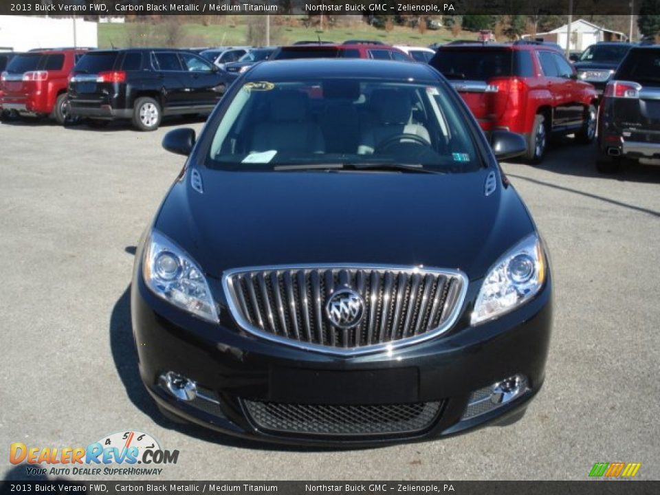 2013 Buick Verano FWD Carbon Black Metallic / Medium Titanium Photo #3