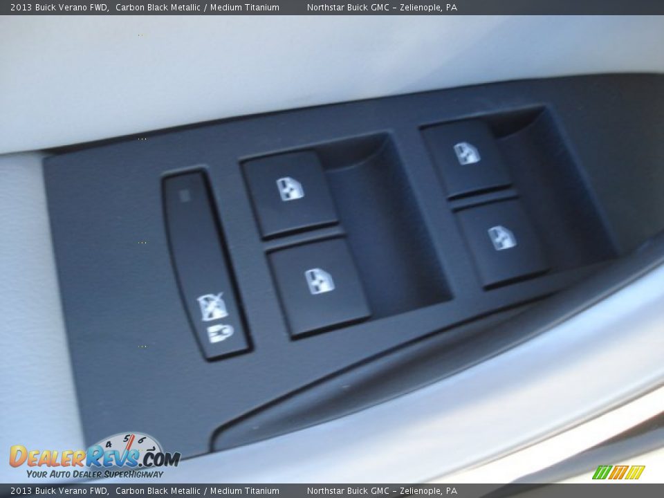 2013 Buick Verano FWD Carbon Black Metallic / Medium Titanium Photo #15