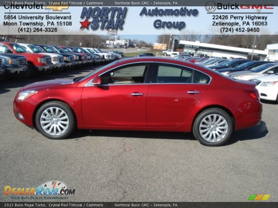 2013 Buick Regal Turbo Crystal Red Tintcoat / Cashmere Photo #1