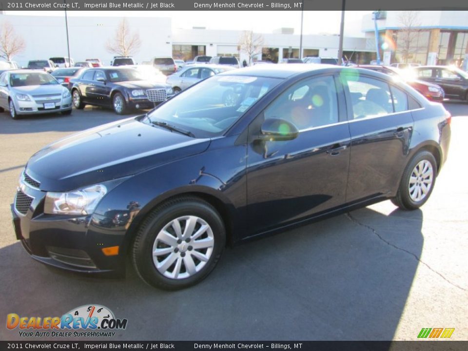 2011 Chevrolet Cruze LT Imperial Blue Metallic / Jet Black Photo #3