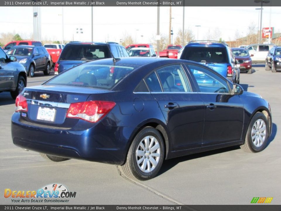 2011 Chevrolet Cruze LT Imperial Blue Metallic / Jet Black Photo #7