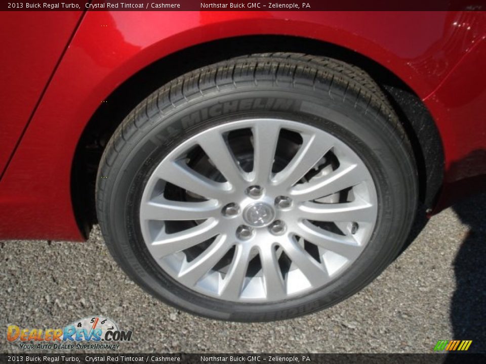 2013 Buick Regal Turbo Crystal Red Tintcoat / Cashmere Photo #9