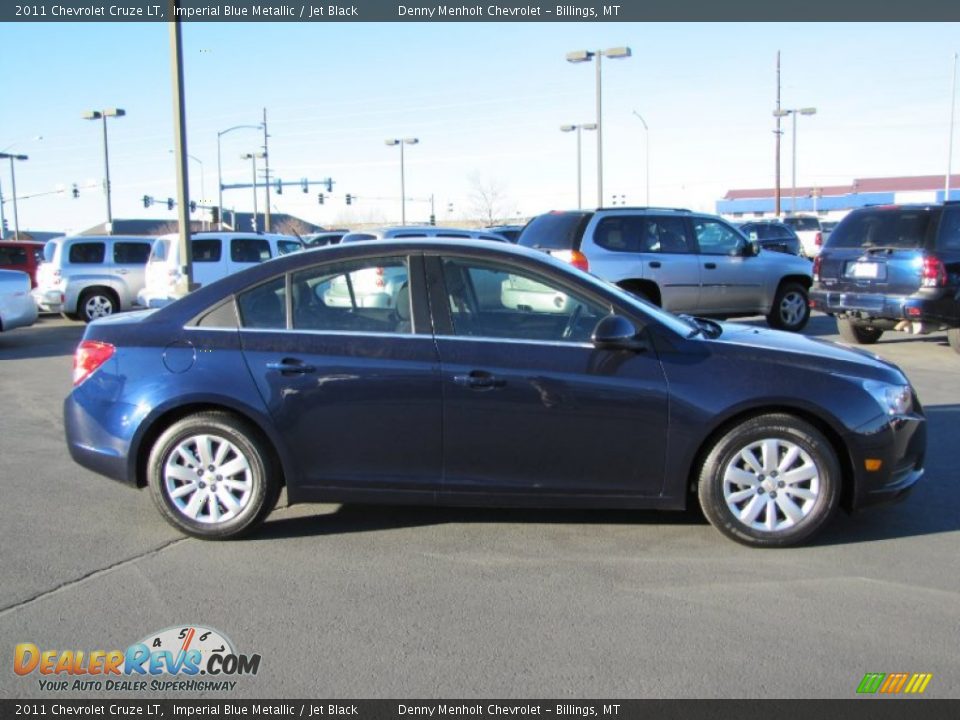 2011 Chevrolet Cruze LT Imperial Blue Metallic / Jet Black Photo #8