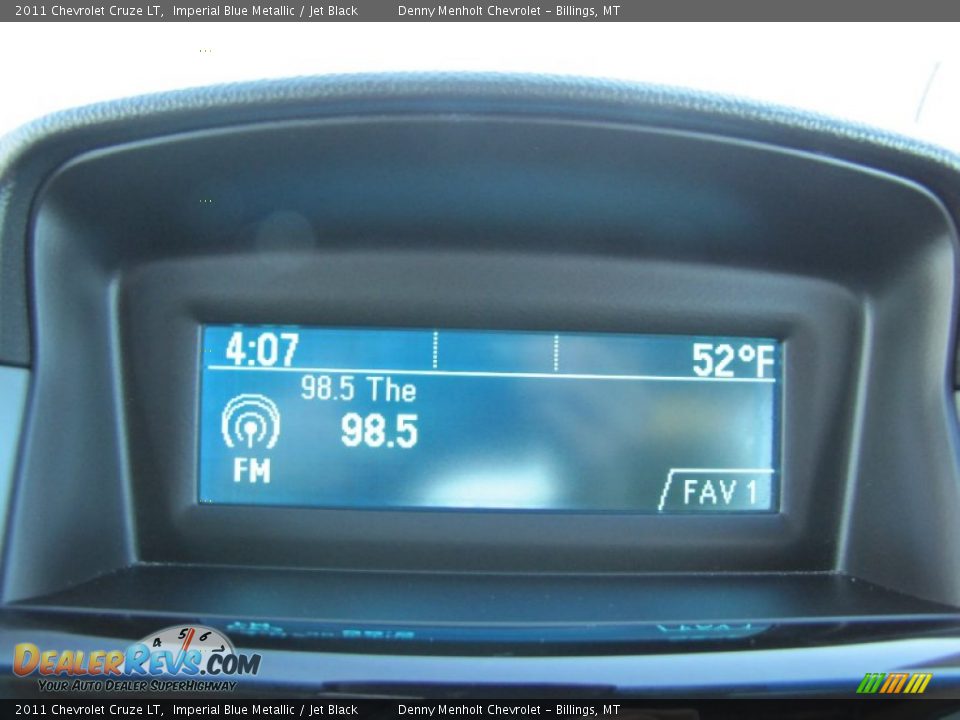 2011 Chevrolet Cruze LT Imperial Blue Metallic / Jet Black Photo #21