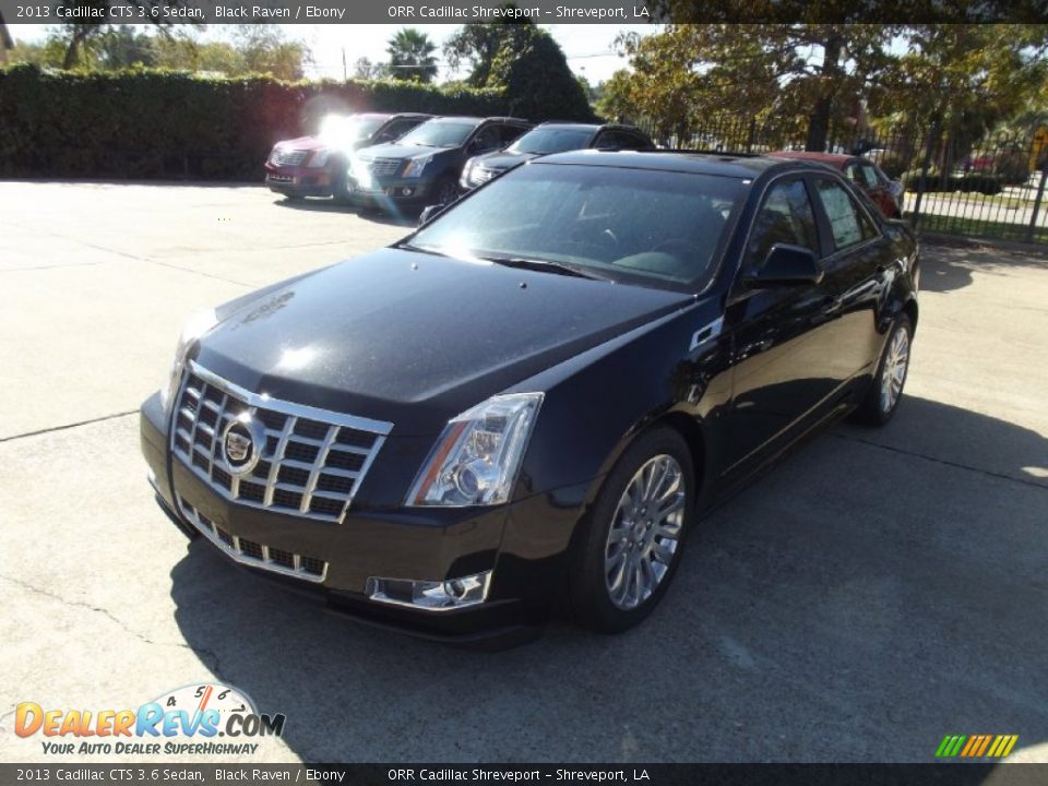 2013 Cadillac CTS 3.6 Sedan Black Raven / Ebony Photo #1