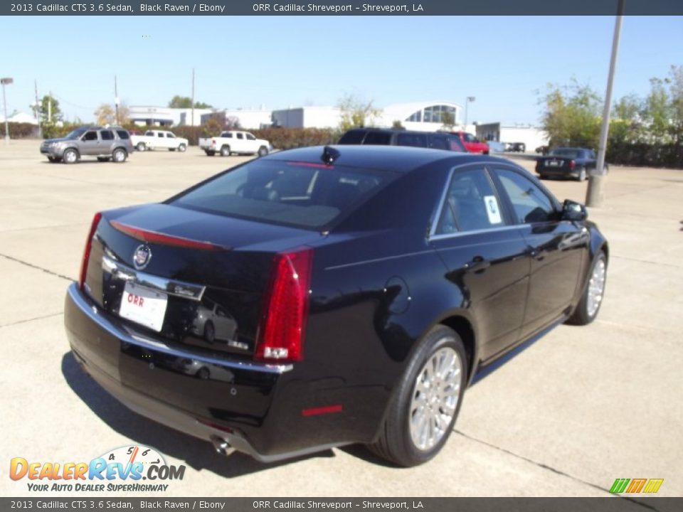2013 Cadillac CTS 3.6 Sedan Black Raven / Ebony Photo #3