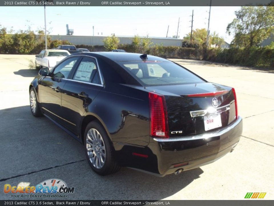 2013 Cadillac CTS 3.6 Sedan Black Raven / Ebony Photo #4