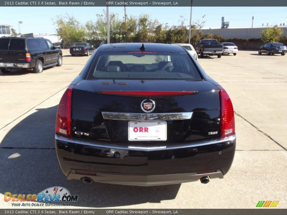2013 Cadillac CTS 3.6 Sedan Black Raven / Ebony Photo #8