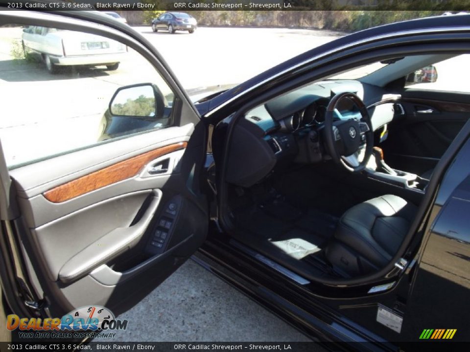 2013 Cadillac CTS 3.6 Sedan Black Raven / Ebony Photo #12