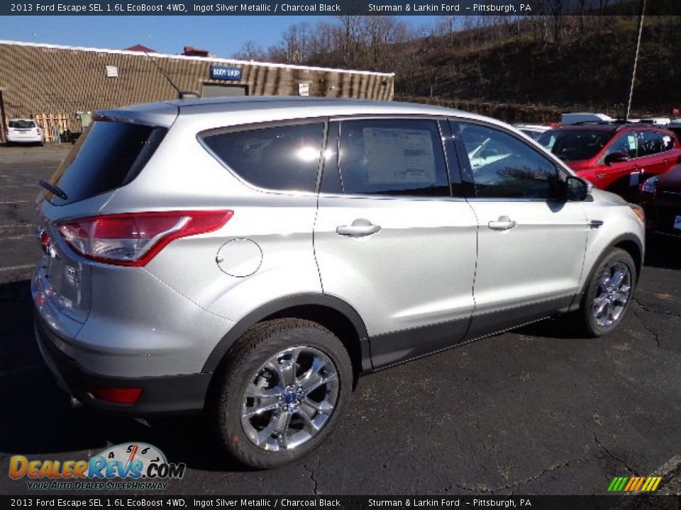 2013 Ford Escape SEL 1.6L EcoBoost 4WD Ingot Silver Metallic / Charcoal Black Photo #2