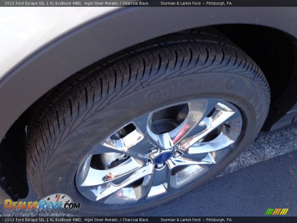 2013 Ford Escape SEL 1.6L EcoBoost 4WD Ingot Silver Metallic / Charcoal Black Photo #7