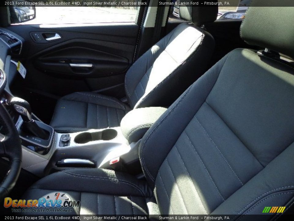 2013 Ford Escape SEL 1.6L EcoBoost 4WD Ingot Silver Metallic / Charcoal Black Photo #8
