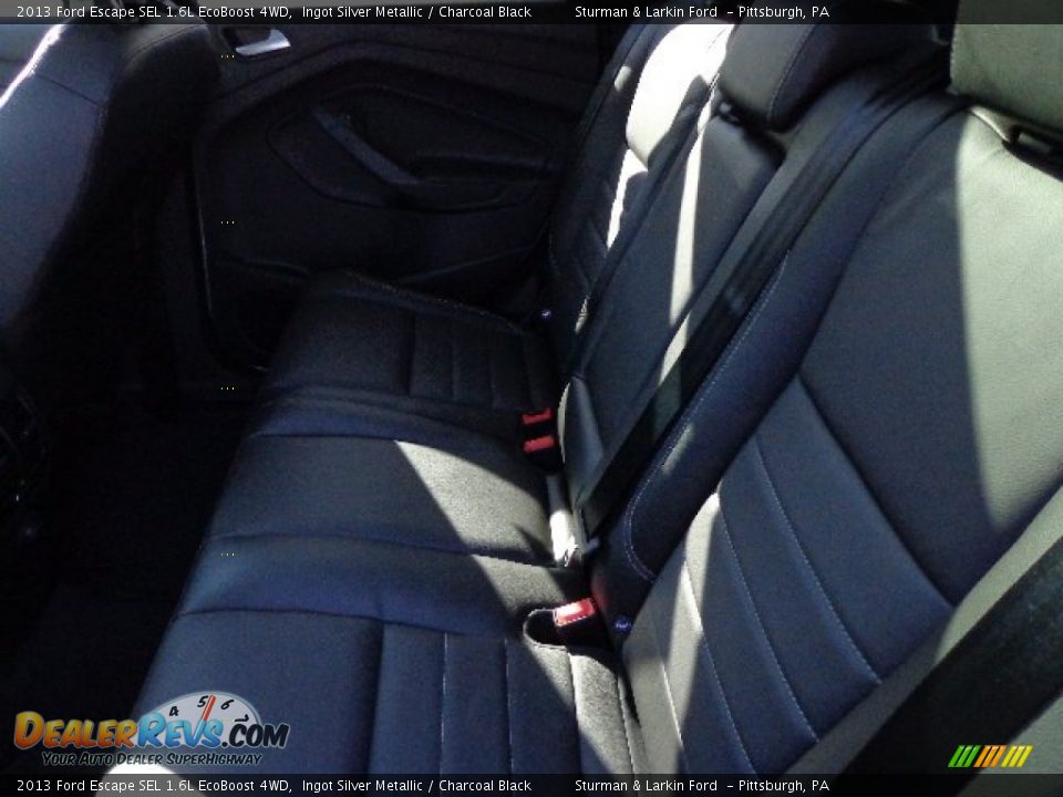 2013 Ford Escape SEL 1.6L EcoBoost 4WD Ingot Silver Metallic / Charcoal Black Photo #9