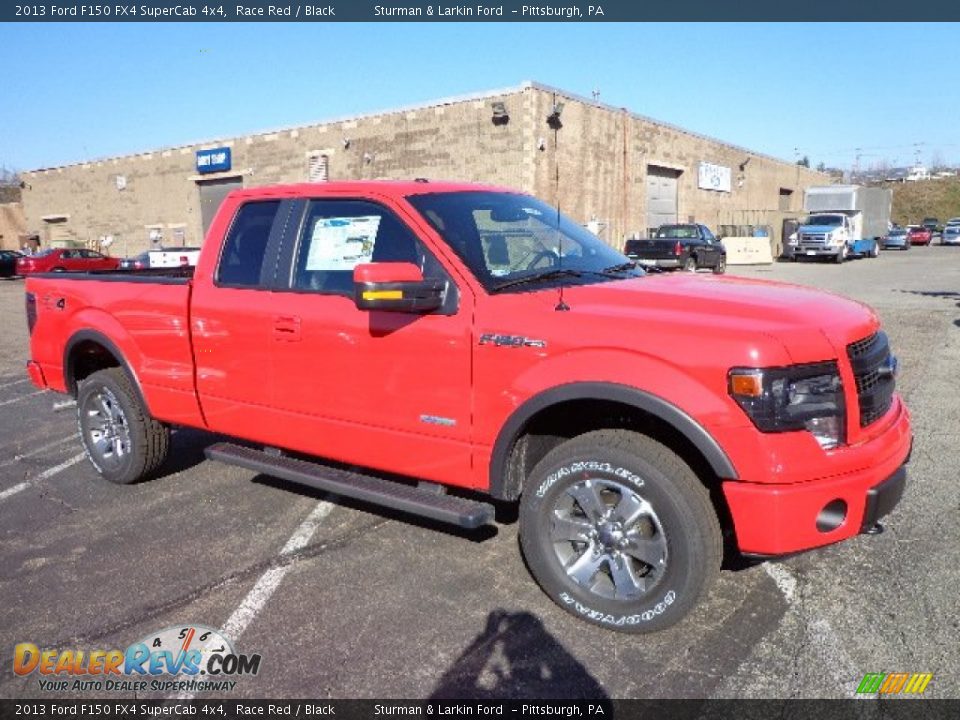 2013 Ford F150 FX4 SuperCab 4x4 Race Red / Black Photo #1