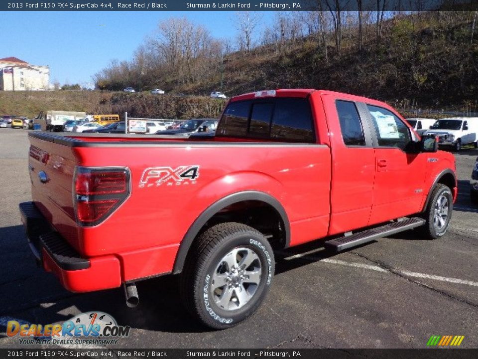 2013 Ford F150 FX4 SuperCab 4x4 Race Red / Black Photo #2