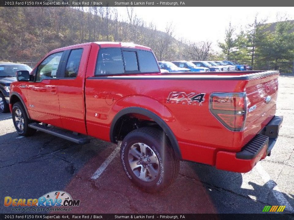2013 Ford F150 FX4 SuperCab 4x4 Race Red / Black Photo #4