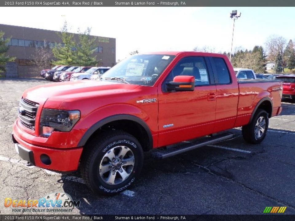 2013 Ford F150 FX4 SuperCab 4x4 Race Red / Black Photo #5