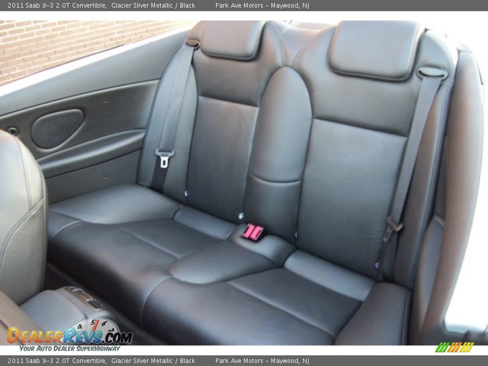 Rear Seat of 2011 Saab 9-3 2.0T Convertible Photo #11
