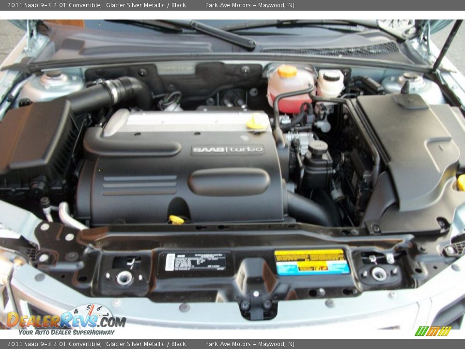 2011 Saab 9-3 2.0T Convertible 2.0 Liter Turbocharged DOHC 16-Valve 4 Cylinder Engine Photo #14