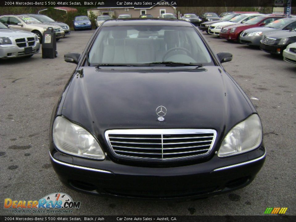 2004 Mercedes-Benz S 500 4Matic Sedan Black / Ash Photo #2