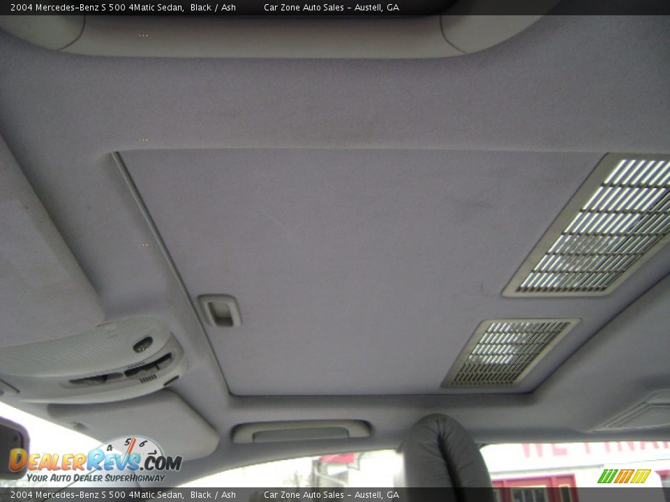 2004 Mercedes-Benz S 500 4Matic Sedan Black / Ash Photo #4