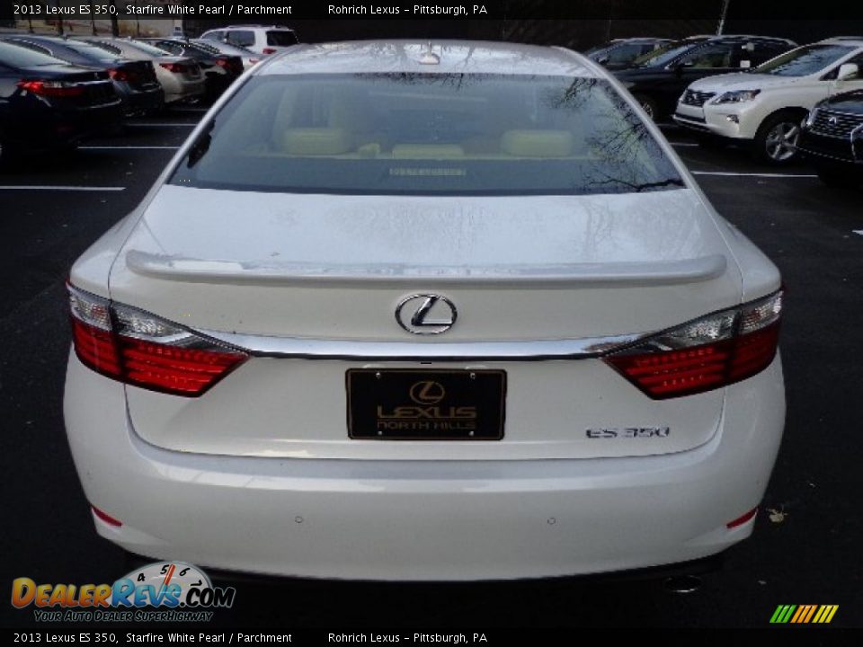 2013 Lexus ES 350 Starfire White Pearl / Parchment Photo #3
