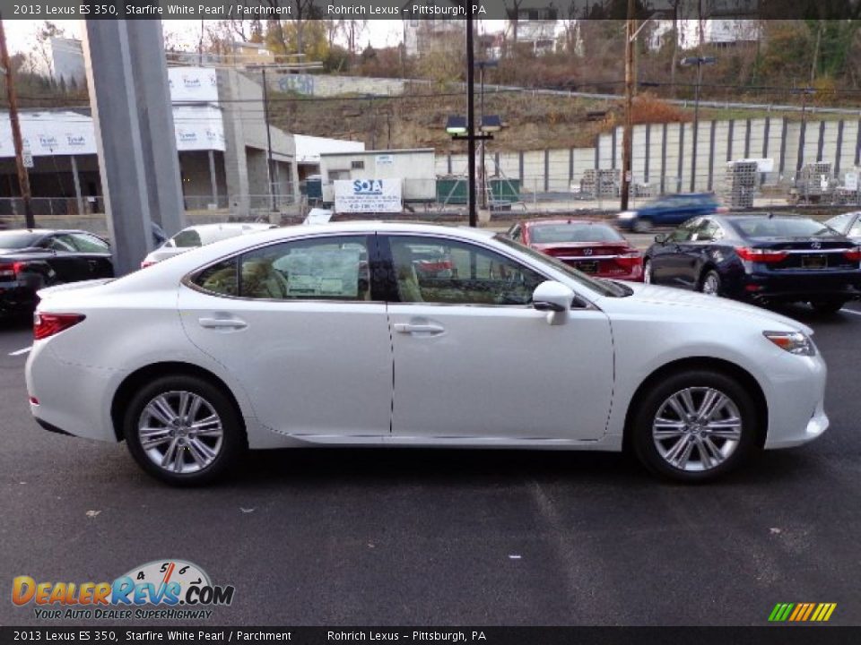 2013 Lexus ES 350 Starfire White Pearl / Parchment Photo #5