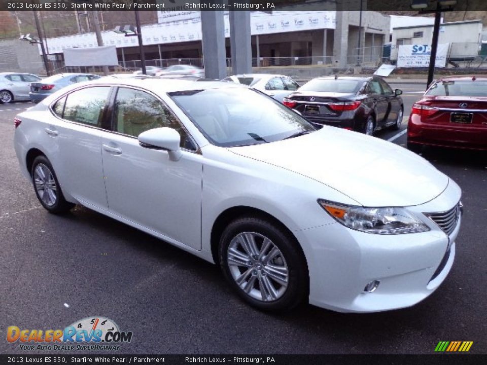 2013 Lexus ES 350 Starfire White Pearl / Parchment Photo #6