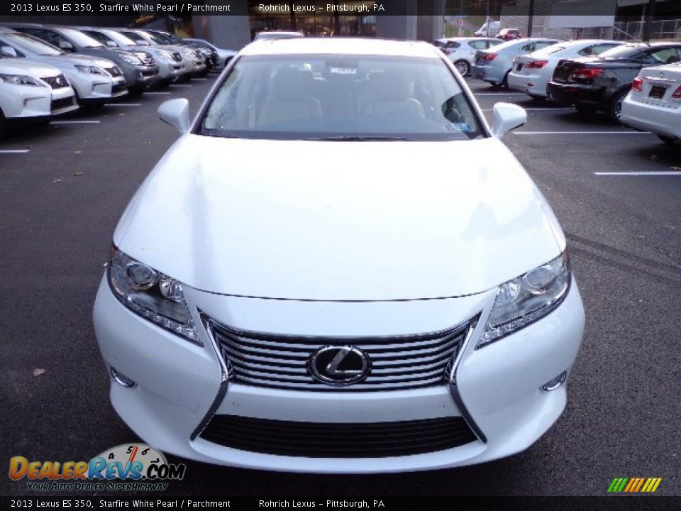 2013 Lexus ES 350 Starfire White Pearl / Parchment Photo #7