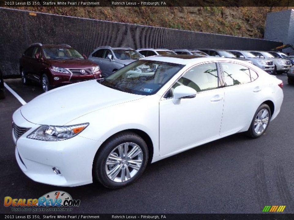 2013 Lexus ES 350 Starfire White Pearl / Parchment Photo #8