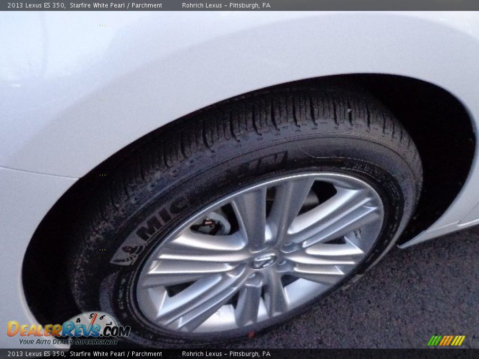 2013 Lexus ES 350 Starfire White Pearl / Parchment Photo #9