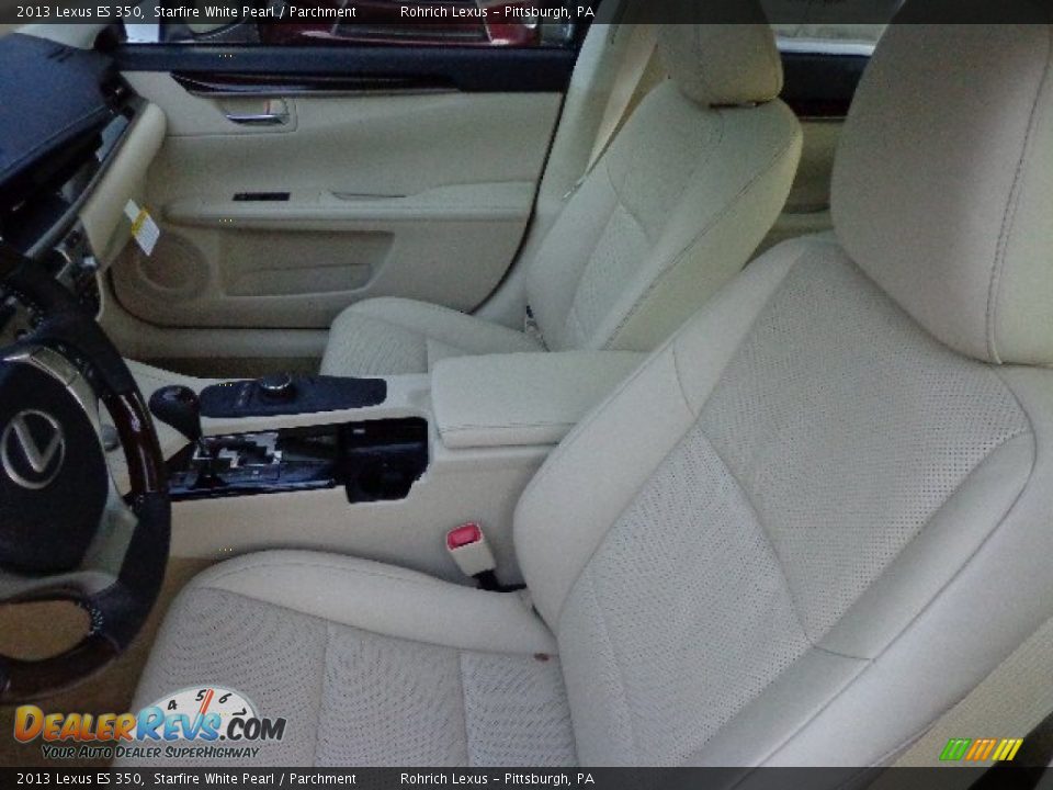 2013 Lexus ES 350 Starfire White Pearl / Parchment Photo #10