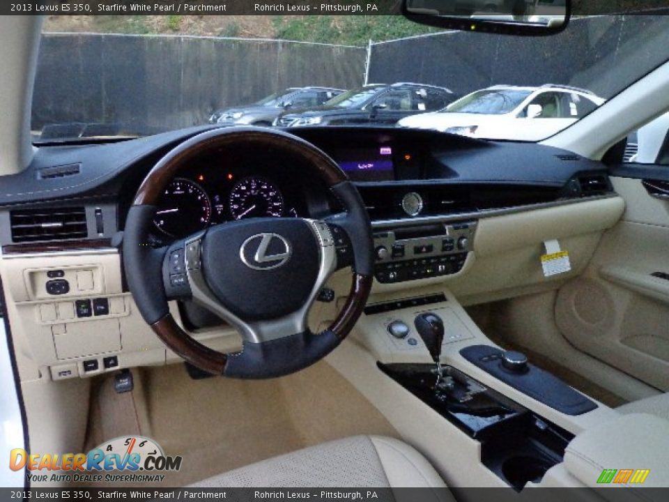 2013 Lexus ES 350 Starfire White Pearl / Parchment Photo #12