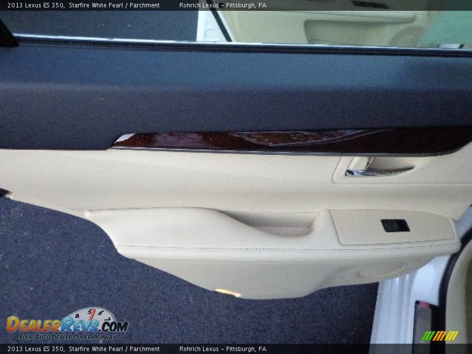 2013 Lexus ES 350 Starfire White Pearl / Parchment Photo #13