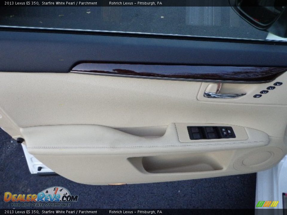 2013 Lexus ES 350 Starfire White Pearl / Parchment Photo #14
