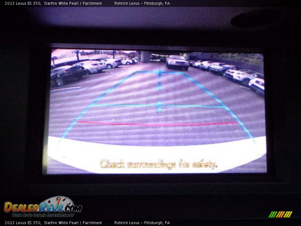 2013 Lexus ES 350 Starfire White Pearl / Parchment Photo #17