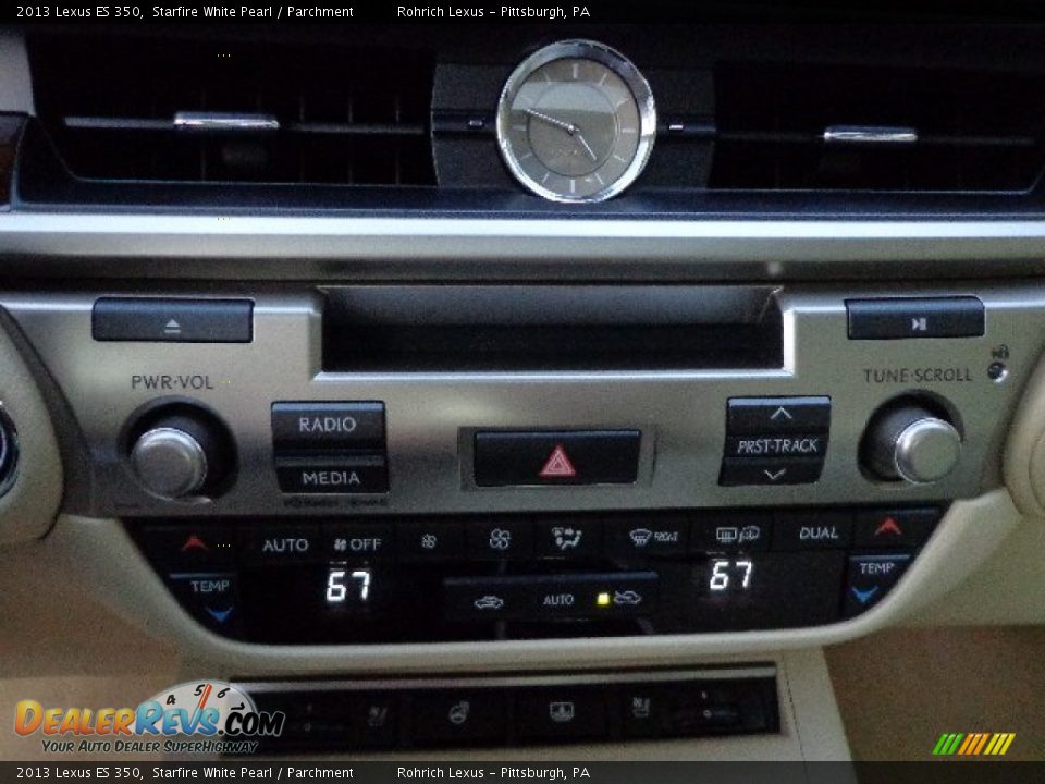 2013 Lexus ES 350 Starfire White Pearl / Parchment Photo #18