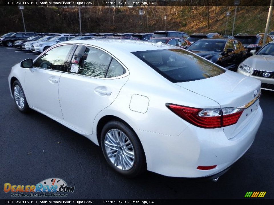 2013 Lexus ES 350 Starfire White Pearl / Light Gray Photo #2