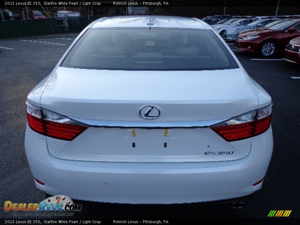2013 Lexus ES 350 Starfire White Pearl / Light Gray Photo #3