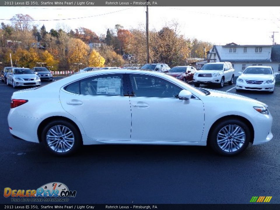 2013 Lexus ES 350 Starfire White Pearl / Light Gray Photo #5