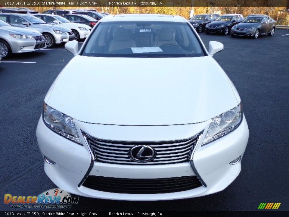 2013 Lexus ES 350 Starfire White Pearl / Light Gray Photo #7