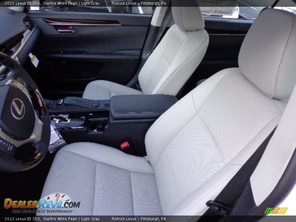2013 Lexus ES 350 Starfire White Pearl / Light Gray Photo #10