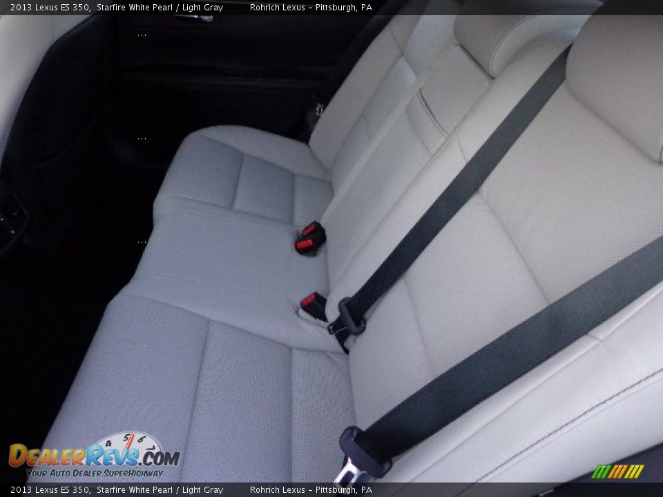 2013 Lexus ES 350 Starfire White Pearl / Light Gray Photo #11