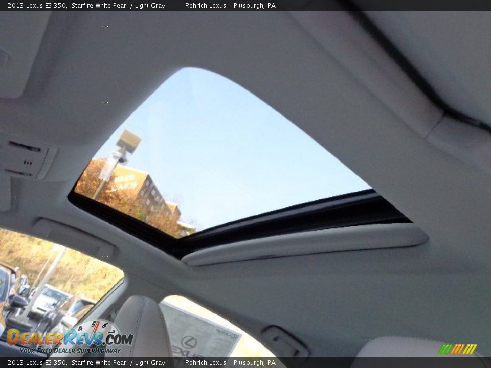 2013 Lexus ES 350 Starfire White Pearl / Light Gray Photo #15