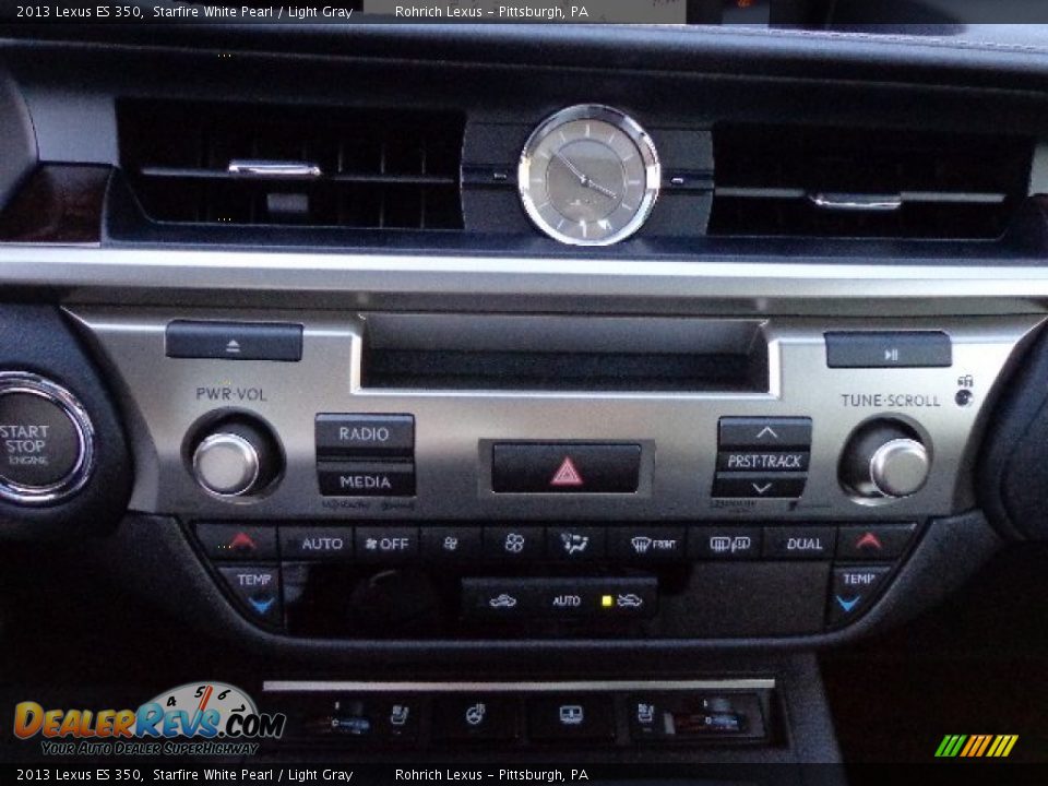 2013 Lexus ES 350 Starfire White Pearl / Light Gray Photo #18