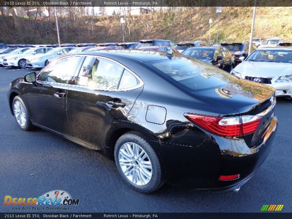 2013 Lexus ES 350 Obsidian Black / Parchment Photo #2